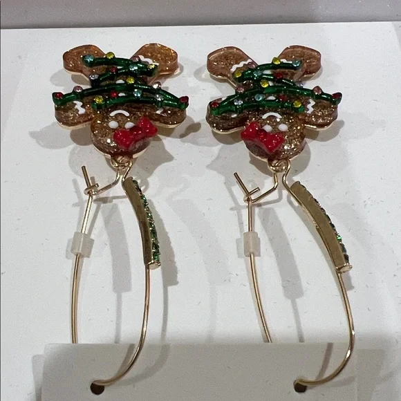 Betsey Johnson | Whimsical Christmas Gingerbread Earrings - Picture 7 of 8